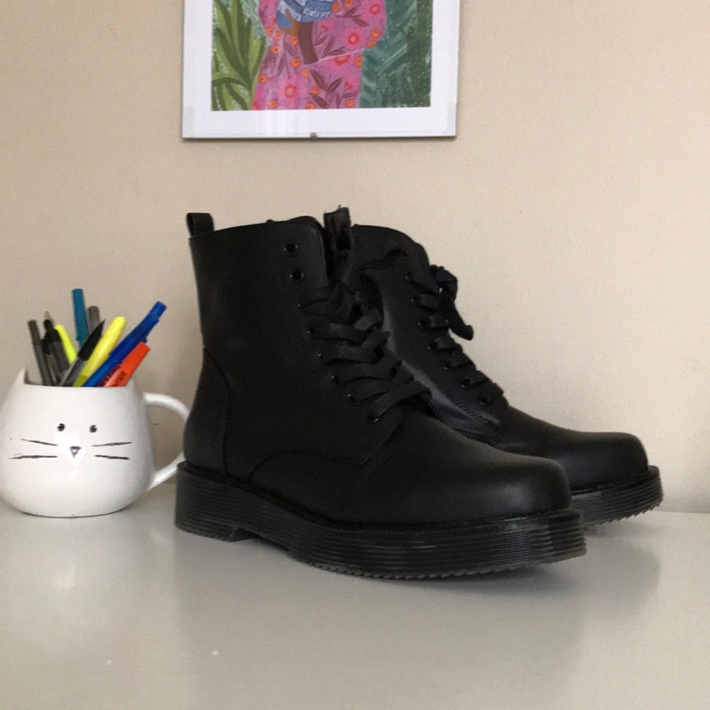 Wild Fable Black Combat Boots